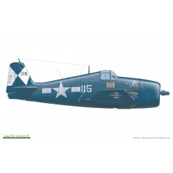 Maquette Avion 1/72 Eduard, F6F-5 Hellcat Profipack, 8591437070770