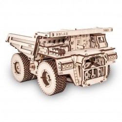 Eco Wood Art Maquette en bois , Belaz 75600, Eco Wood Art Puzzles 3d en bois