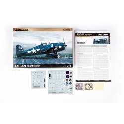 Maquette Avion 1/72 Eduard, maquette F6F-3/5N Nightfighter ProfiPACK EAN 8591437070794