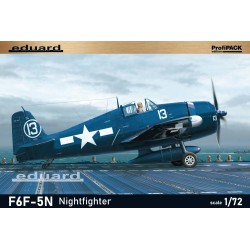 Maquette Avion 1/72 Eduard, maquette F6F-3/5N Nightfighter ProfiPACK EAN 8591437070794