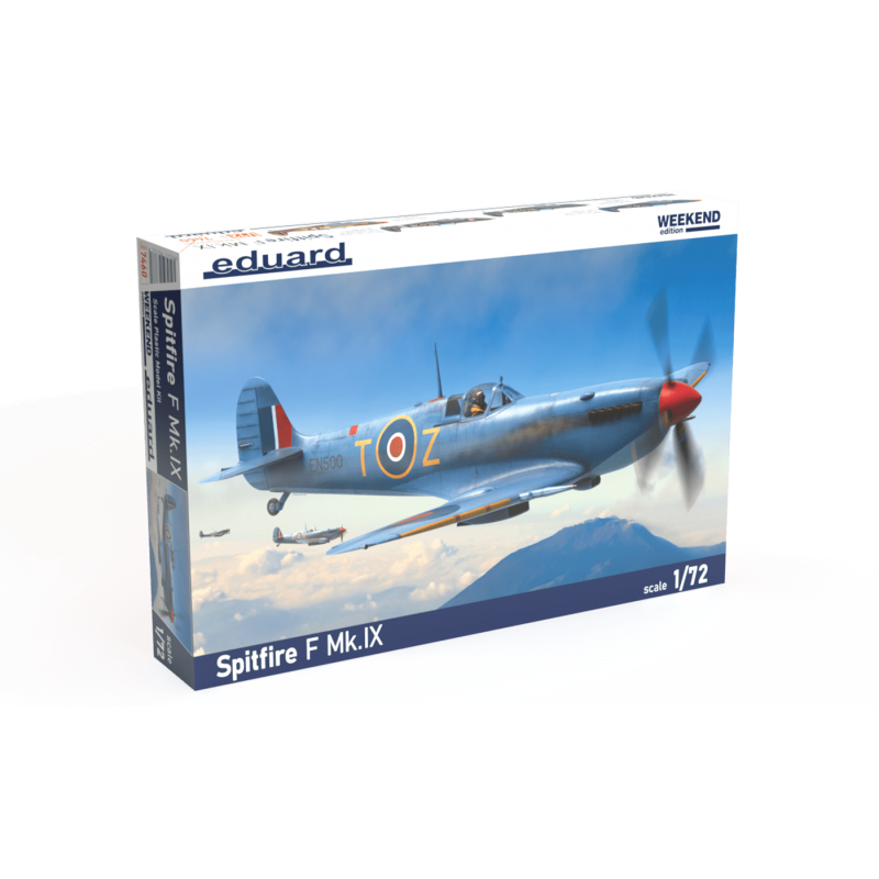 Maquette Avion 1/72 Eduard, Spitfire F Mk.IX  Weekend edition, EAN 8591437567881