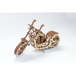 Eco Wood Art Puzzle 3d de moto chopper, Eco Wood Art. Puzzles 3d en bois