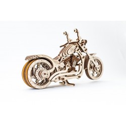 Eco Wood Art Puzzle 3d de moto chopper, Eco Wood Art. Puzzles 3d en bois