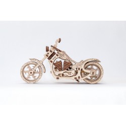 Eco Wood Art Puzzle 3d de moto chopper, Eco Wood Art. Puzzles 3d en bois