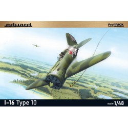 Maquette Avion 1/48 Eduard, Polykarpov I-16 type 10 Profipack, EAN 8591437081486