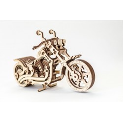 Eco Wood Art Puzzle 3d de moto chopper, Eco Wood Art. Puzzles 3d en bois