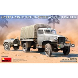 Miniart 53066, maquette camion G7117 marchandises avec remorque réservoir d'eau, 5905049176196