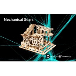Robotime Circuit de billes en bois, modèle à crémaillère. Accueil