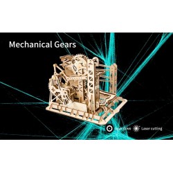 Robotime jeux de billes, modèle avec ascenseur Parcours de billes