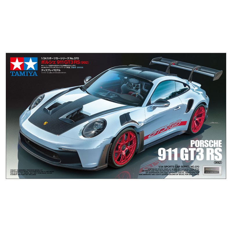 Maquette Tamiya 24370, Maquette Voiture 1/24 Porsche 911 GT3 RS