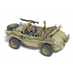 Maquette Tamiya 35393, Schwimmwagen type 166 roues élargies, véhicule léger de la seconde guerre mondiale