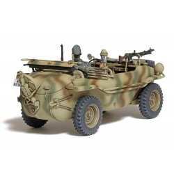 Maquette Tamiya 35393, Schwimmwagen type 166 roues élargies, véhicule léger de la seconde guerre mondiale