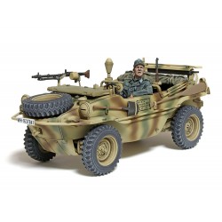 Maquette Tamiya 35393, Schwimmwagen type 166 roues élargies, véhicule léger de la seconde guerre mondiale
