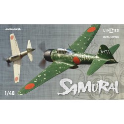Maquette d'Avion 1/48 Eduard, SAMURAI DUAL COMBO Limited edition, A6M3 Zéro