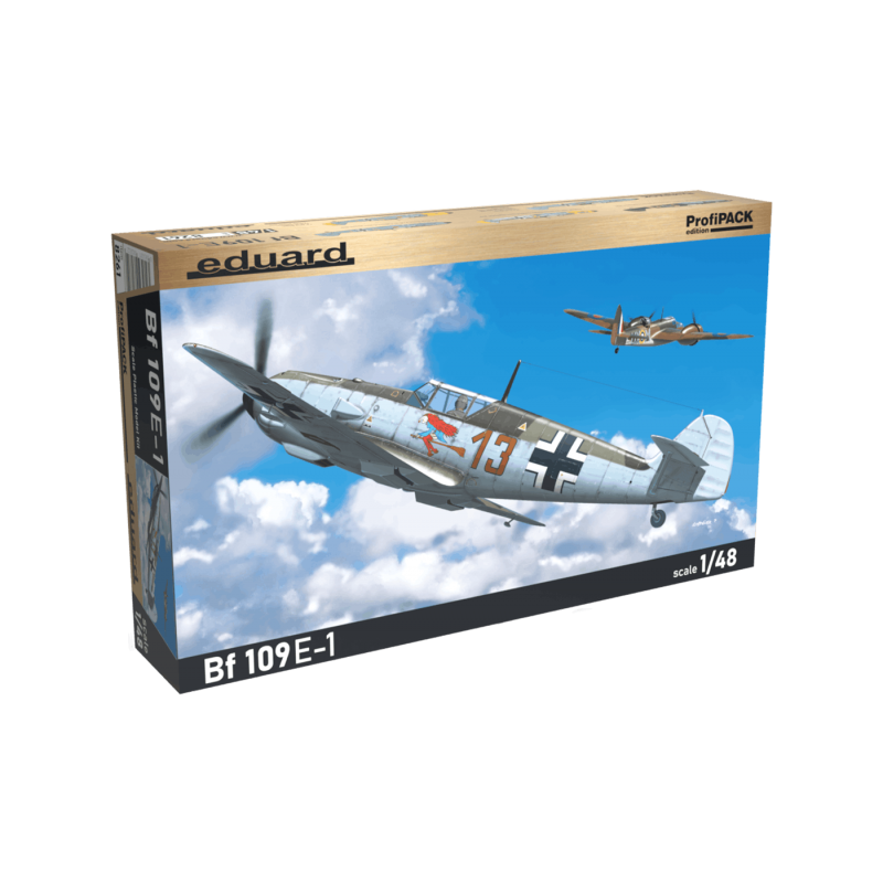 Maquette Avion 1/48 Eduard, Bf 109E-1, Profipack