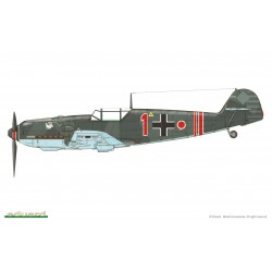 Maquette Avion 1/48 Eduard, Bf 109E-1, Profipack