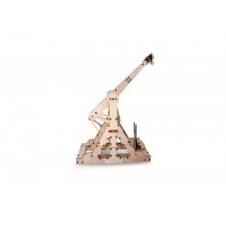 Eco Wood Art Maquette médiévale,Trébuchet en bois, Eco Wood Art Puzzles 3d en bois