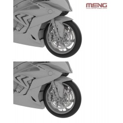 Maquette Meng Moto 1/9 ref MT 004, Maquette moto BMW HP4 RACE, EAN 4897038553297