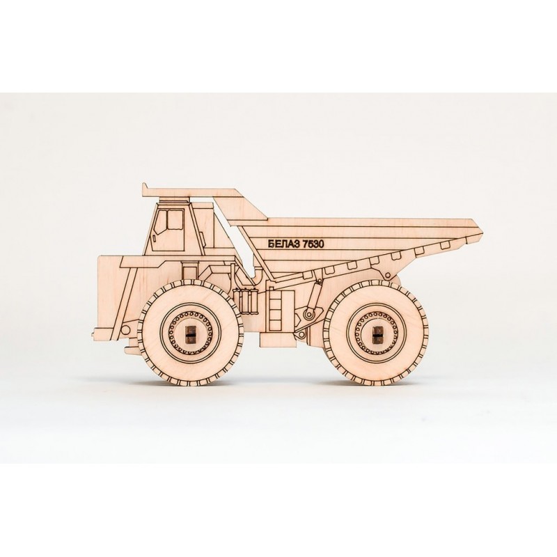 Eco Wood Art Puzzle en bois, Eco Wood Art, camion Belaz Camions et bus