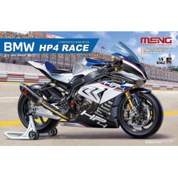 Maquette Meng Moto 1/9 ref MT 004, Maquette moto BMW HP4 RACE, EAN 4897038553297