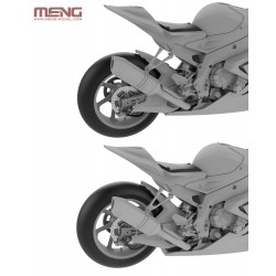 Maquette Meng Moto 1/9 ref MT 004, Maquette moto BMW HP4 RACE, EAN 4897038553297
