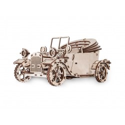 Eco Wood Art Maquette en bois de voiture rétro, Eco Wood Art Puzzles 3d en bois