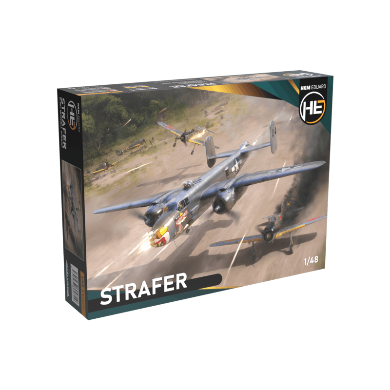Maquette Avion 1/48 Eduard, maquette STRAFER / B-25J MITCHELL 1/48, ref 548 001, EAN 8591437604722