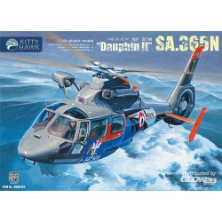 Maquette Hélico 1/48 KittyHawk Models, Maquette SA-365N, EAN 6978736090241