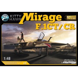 Maquette Mirage F.1CT/CR 1/48, Maquette Kitty Hawk Models, EAN 6978736090265