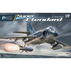 Maquette Super Etendard 1/48, maquette Kitty Hawk Models, EAN 6978736090401