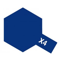 Peinture Acrylique 10 ml Tamiya, ref  X4 peinture couleur Bleu