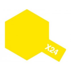 Peinture Acrylique 10 ml Tamiya, ref X24  peinture couleur Jaune transparent