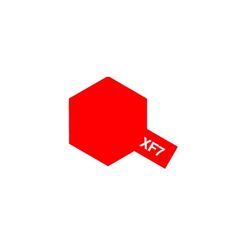 Peinture Acrylique 10 ml Tamiya, ref XF7 Peinture Rouge Mat