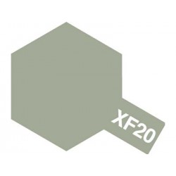 Peinture Acrylique 10 ml Tamiya, ref XF20 Peinture Gris Moyen Mat