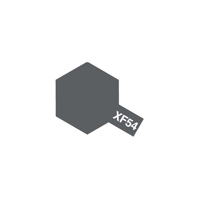 Peinture Acrylique 10 ml Tamiya, ref XF54 Peinture Dark Sea Grey Mat