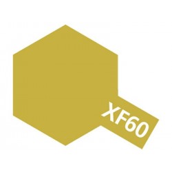 Peinture Acrylique 10 ml Tamiya, ref XF60 Peinture Jaune Foncé Mat