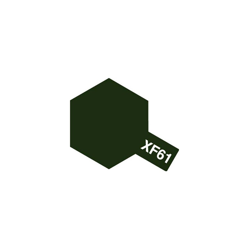 Peinture Acrylique 10 ml Tamiya, ref XF61 Peinture Dark Green Mat