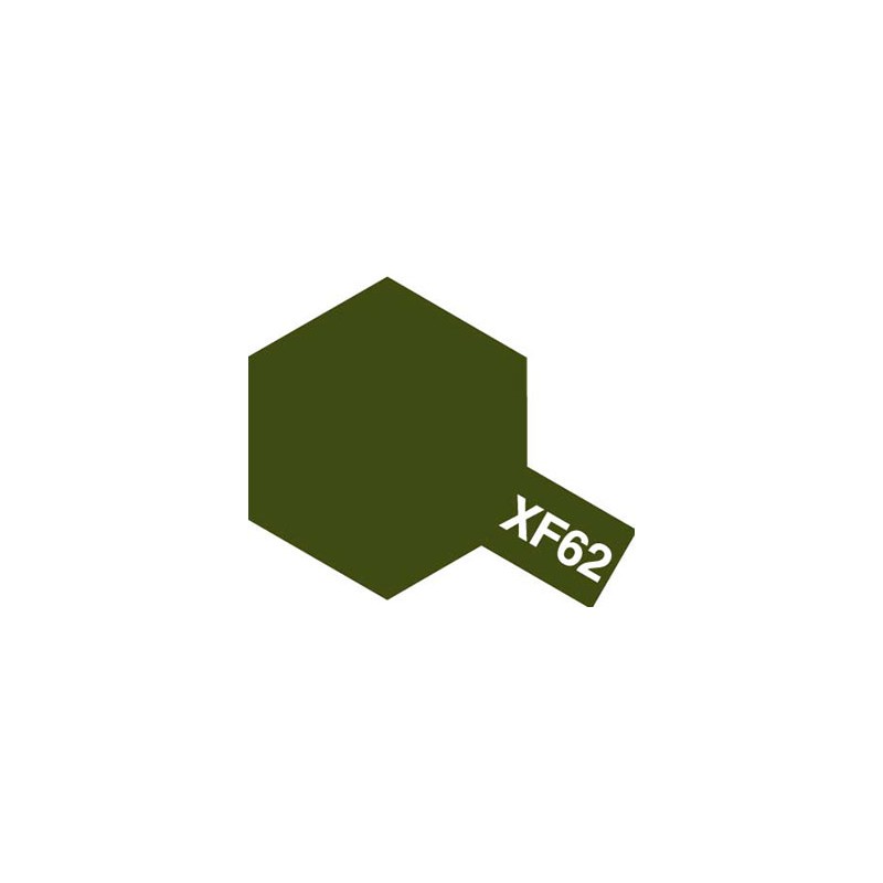 Peinture Acrylique 10 ml Tamiya, ref XF62 Peinture Olive Drab Mat