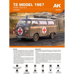 Maquette AK interactive, T2 MODEL 1967 Public Service 1/35, ean 8435568343689