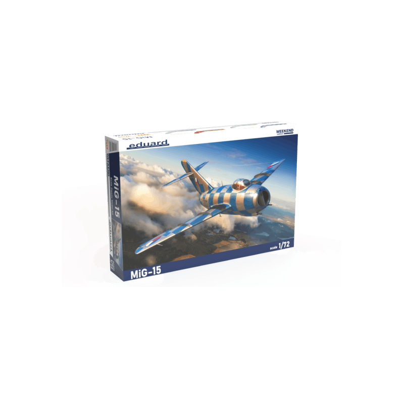 Maquette Eduard 1/72 Mig 15 Bis weekend Edition, ean 8591437566457