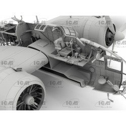 Maquette ICM 1/48 HP.52 Hampden B.Mk.I WWII British bomber,ean 4823044411245