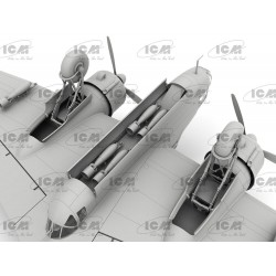 Maquette ICM 1/48 HP.52 Hampden B.Mk.I WWII British bomber,ean 4823044411245