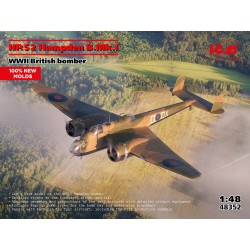 Maquette ICM 1/48 HP.52 Hampden B.Mk.I WWII British bomber,ean 4823044411245