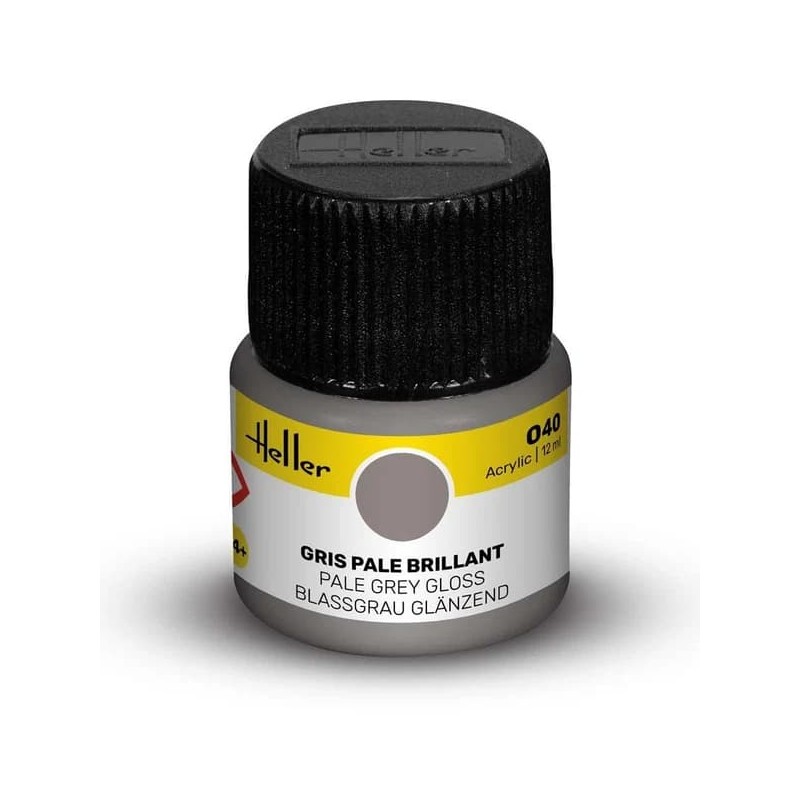 Peinture Acrylique Heller, Ref 040 Gris Pale Brillant