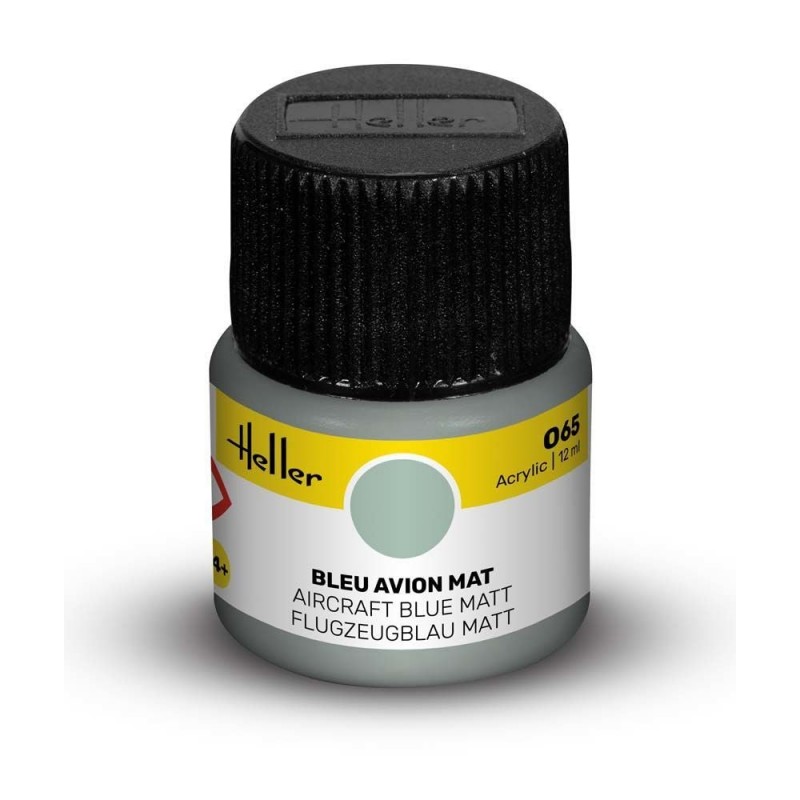 Peinture Acrylique Heller, Ref 065 bleu avion mat