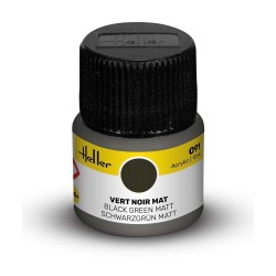 Peinture Acrylique Heller, Ref 091 Vert Noir Mat