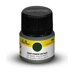 Peinture Acrylique Heller, Ref 116 Vert Foncé US Mat