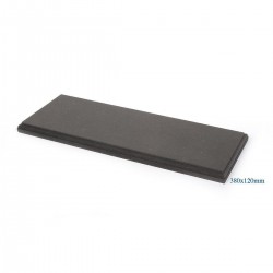 Socle bois noir OcCre, 380*120 mm, pour exposer ses bateaux en bois, 8436032427263