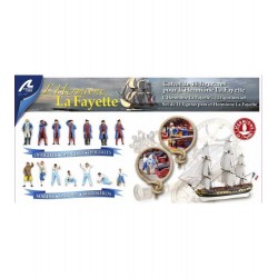 Ensemble de 14 Figurines en Métal Hermione La Fayette 22517F