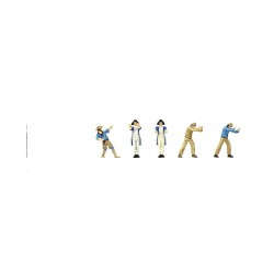 Ensemble de 14 Figurines avec Accessoires en Métal pour HMS Endeavour ean 8437021128208